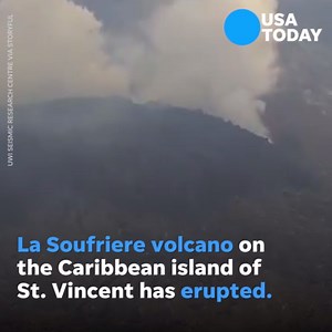 Caribbean volcano erupts on Caribbean island of St. Vincent