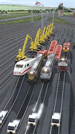 12 Lokomotif melewati Rel Bergelombang #railtrack #train#railway #railroad