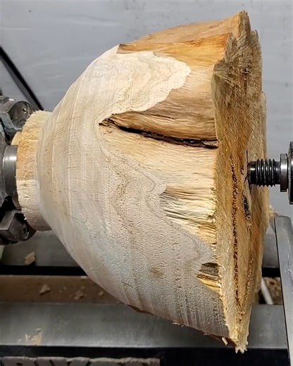 213K views · 464 reactions | Woodturning Rough edge vase | DIY & Crafts | Facebook