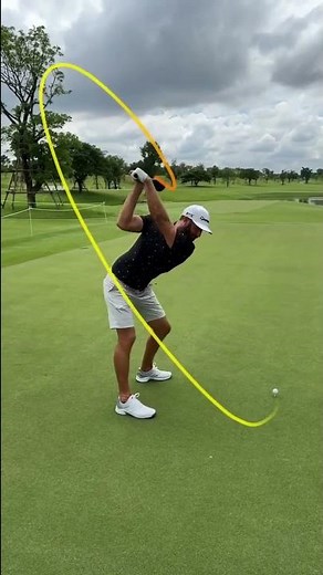 Dustin Johnson’s slow motion golf swing on Shot Tracer PRO app.