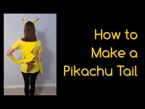 Pikachu Tail DIY Costume Tutorial