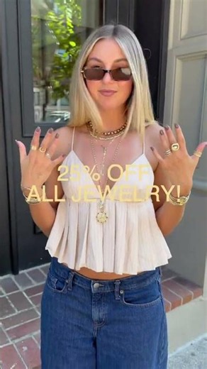 This is not a drill. All jewelry is 25% off for a limited time 🌊🌴✨ #uncommonjames #labordaysale