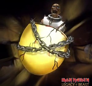 Hope you're all having an egg-cellent Easter! Are you yet to try the 'Legacy of the Beast' game?! Play for free and download today: https://go.onelink.me/moeS/cb8dc937 #IronMaiden #LegacyOfTheBeast #BePartOfTheLegacy #HappyEaster | Iron Maiden