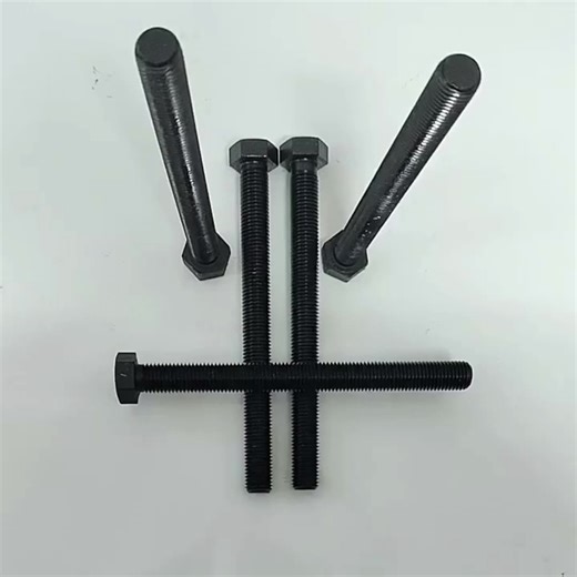 ASTM A325/A325M Heavy Hex Structural Bolt Black HDG PTFE Manufacturer Customized PTFE Hex Head Bolt