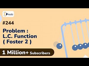 Problem based on L.C. Function ( Foster 2 )| Network Synthesis | Circuit Theory and Networks in EXTC