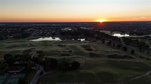 Sunrise over Truman executive golf course. | Focus On The Villages