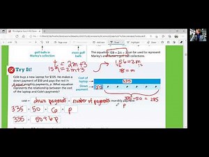 EnVision Grade 7 Accelerated Pre-Algebra 6-1: Write Two Step Equations