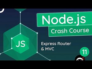 Node.js Crash Course Tutorial #11 - Express Router & MVC