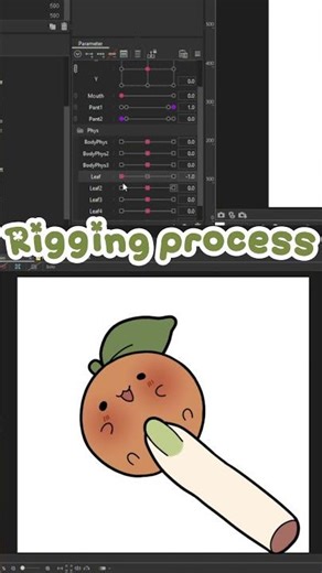 how to poke you mascot's tummy in Live2D #vtuber #vtuberclips #envtuber #live2d #live2dtutorial