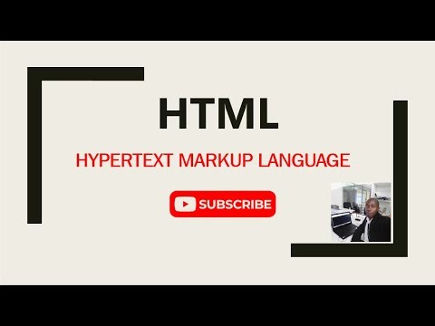 HTML INTRODUCTION - SECTION I