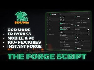The Forge Script | Cerberus - Instant forge, god mode, tp bypass, auto craft, auto mining etc
