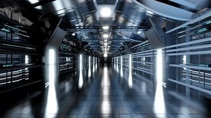 Science Fiction industrial alien architecture