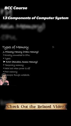 ‪@rahulKr3cs‬Secondary Memory & Storage Devices | Basic Computer Course (BCC)