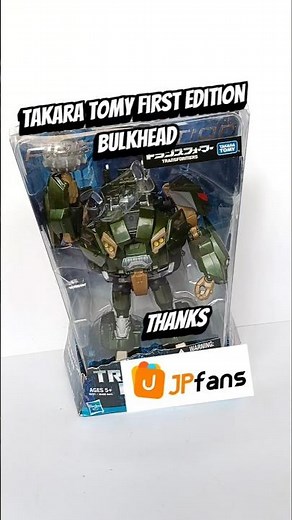Takara Tomy Transformers Prime First Edition Bulkhead Unboxing thanks to ‪@JPfans_Official‬