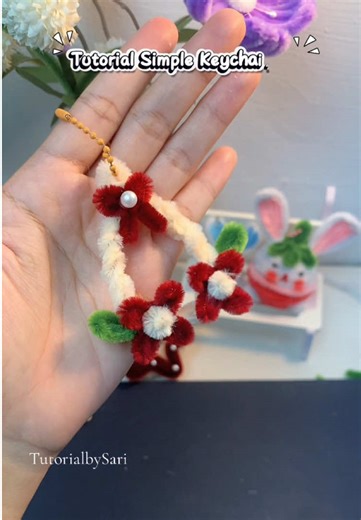 Tutorial ganci dari kawatbulu ✨ #ganci #kawatbulu #keychain #fuzzywire