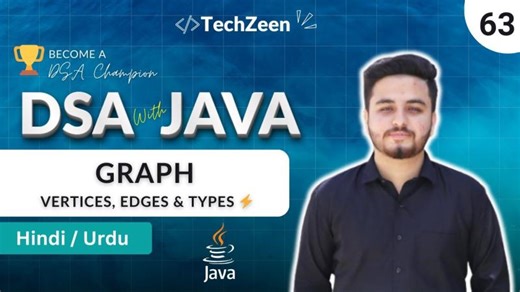 DSA Tutorial #63: Graph Data Structure EXPLAINED 🤯 Vertices, Edges Types (2026) | Farzeen Ali