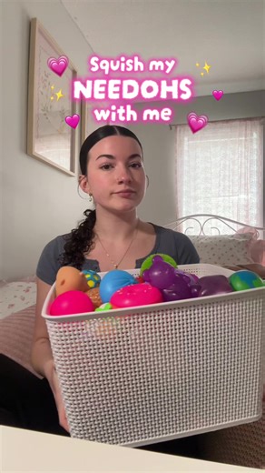 Last one is honestly my fav rn🐣🥚💜 #needoh #squishyhaul #fidgettoys #nicecube #asmr