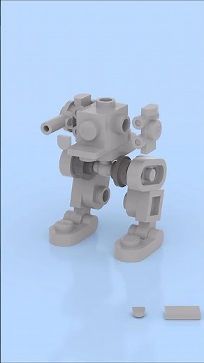 LEGO Micro AT-ST 🚶‍♂️🛠 Tiny Walker, Huge Star Wars Vibes! 💥🌌 #lego