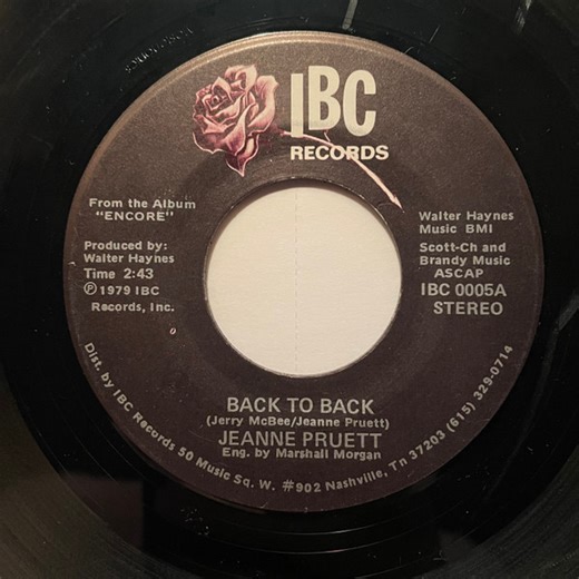 Jeanne Pruett - Back To Back / Wild Side Of Life