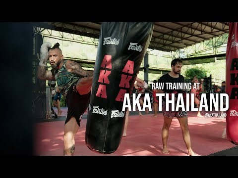 Raw Training at AKA Thailand | Siam Boxing