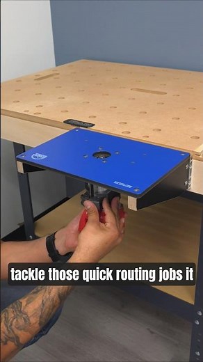 This could very well be the easiest router table to set up!