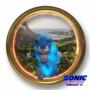 This little ball of energy hits theatres in less than a month! Follow the ring to purchase #SonicMovie tickets, now on sale! SonicTheHedgehogMovie.com | Sonic The Hedgehog Movie