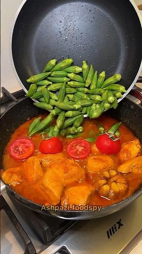 One of the best ways to cook okra stew, definitely recommended 😋 @ashpazi.foodspy