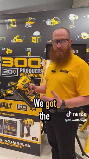 DEWALT 20V MAX* XR® 18GA Cordless Brad Nailer - No Air, No Hassles