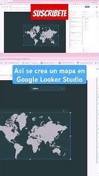 Así se crea un mapa con Google Looker Studio. #lookerstudio #loooker #excel #powerbi