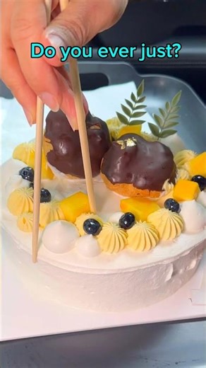 Do you ever just? #food #eating #mukbang #cake