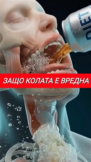 🥤 ЗАЩО КОЛАТА Е ВРЕДНА ЗА ЗДРАВЕТО ТИ? Колата изглежда безобидна. Но зад мехурчетата се крият сериозни рискове. ❌ Прекалено много захар Само една чаша може да съдържа над 5–6 лъжички захар. ➡️ Риск от диабет, напълняване и инсулинова резистентност. ❌ Уврежда стомаха и червата Газировката дразни лигавицата. ➡️ Подуване, киселини и нарушено храносмилане. ❌ Отнема калция от костите Фосфорната киселина пречи на усвояването на калций. ➡️ По-слаби кости и зъби. ❌ Влияе зле на сърцето Редовната консум