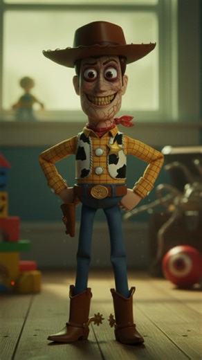Toy Story characters in scary creepy mood #creepy #scary #toystory #dark #horror#silent