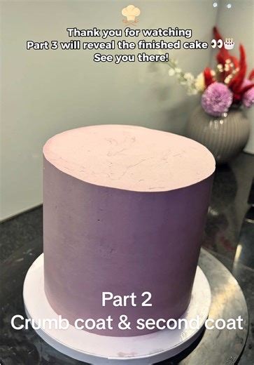Stitch Birthday Cake Tutorial: Crumb Coating & Frosting Techniques