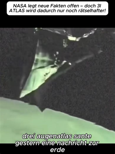 NASA legt neue Fakten offen – doch 3I ATLAS wird dadurch nur noch rätselhafter! #Mutterschiff #3iatlas #Komet #Alien #fyp #3i