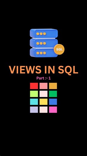 EduAshthal on Instagram: "Views in SQL ⚙️ Part -I . . 🗣️ Share with job seekers ✅ . . 📌 Double tap if you like this ❤️ . . 🎯 Follow us for daily learning ✅ @eduashthal #eduashthal #sqlviews #sqllearning #programming #sqlpractice #sqlquery #views #sqlcommands #sqlconcepts #sqlfundamentals #advancesql #learningjourney #sqlforbeginners #data #database #mysql #sqlquestions #interviews #itskills #technicalinterview #techcommunity"