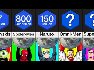 Comparison: How Many ___ To Lift The Moon?