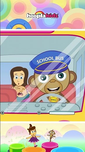 Baby In The Bus Goes Waa Waa Waa #shorts #nurseryrhymes #hooplakidz