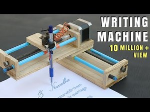 How To Make Homework Writing Machine at Home Video Lecture | Robotics Workshop for kids - Class 6