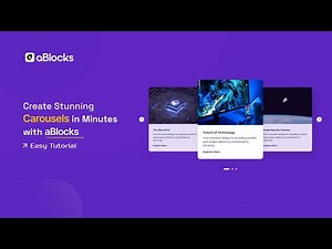 Create Stunning Carousels in WordPress with aBlocks! Step By Step Carousel Block Tutorial