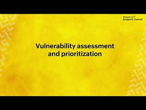 Vulnerability Assessment & Prioritization | Vulnerability Walkthrough |ManageEngine Endpoint Central