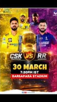 CSK vs RR | 30 match 2026 | ipl 2026