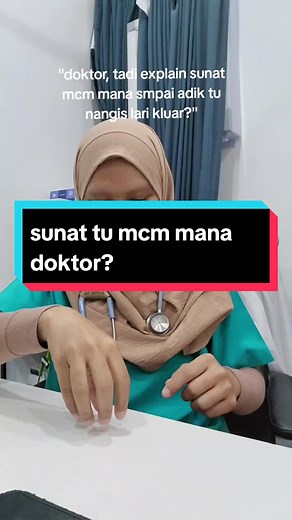 Sunat Procedure Explained in Malay