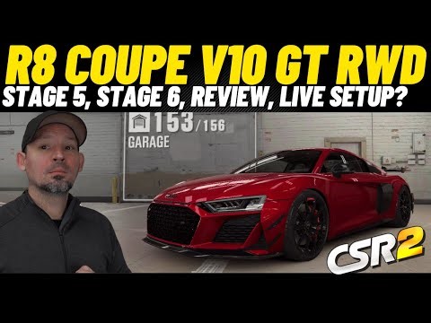 CSR2 Audi R8 Coupe V10 GT RWD | Shift, Tune, Review, Live Racing