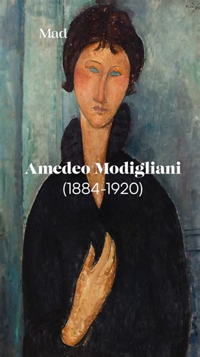 Modern Art Daily on Instagram: "There’s something haunting about a Modigliani portrait. Those long necks, tilted heads, almond eyes that never quite meet yours - like they’re looking inward, guarding a secret you’ll never fully access. He didn’t paint likeness. He painted essence. Modigliani stretched the human figure the way emotion stretches memory - imperfect, elongated, softened, a little distorted but somehow truer than reality. His faces feel calm, but never cold. Distant, but never empty.