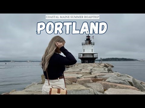 COASTAL MAINE SUMMER ROADTRIP ⛵️🦞 The best of Portland Maine, lighthouses & Freeport!