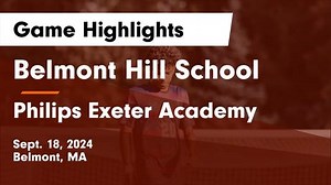 Soccer Recap: Phillips Exeter Academy Takes a Loss