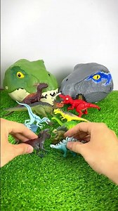 ASMR Dinosaur T-rex Head Playset #unboxing #toys #jurassicworld #asmr#shortsvideos