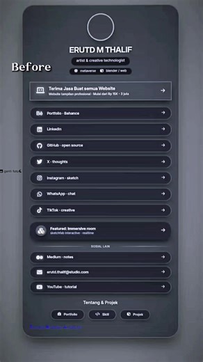 LINKTREE #website #coding #jasawebsite #fyp #fyppppppppppppppppppppppp