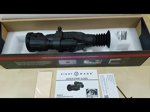 Sightmark Wraith HD Day/Night 4 - 32 x 50 Digital Riflescope with 850nm IR Illuminator ‪@JamesBondJB007‬