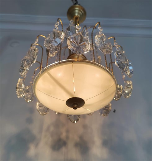 Crystal Chandelier French Basket Pendant Light - Etsy UK